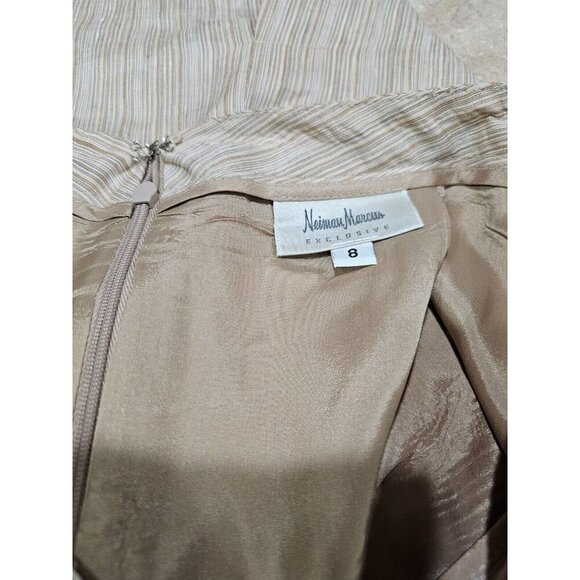 Women's Neiman Marcus Exclusive Linen Blend Jacket/Skirt Suit Size 8 Made in USA - Picture 16 of 16